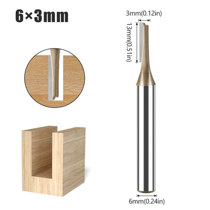 6mm shank straight router bit - image 18 of 29