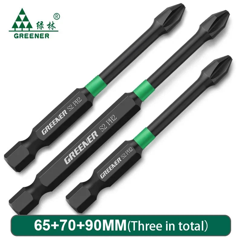 Magnetic Screwdriver Bit Set – Heavy-Duty Impact Drill Bits (50-150mm)