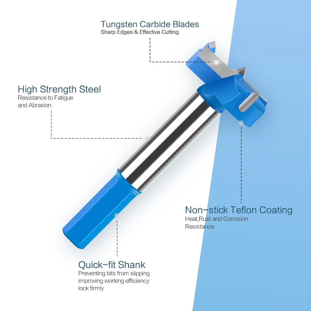Hinge boring drill bit - view 4