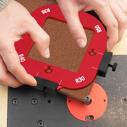 R10-R50 Round Corner Radius Template Set – Router Table Jig