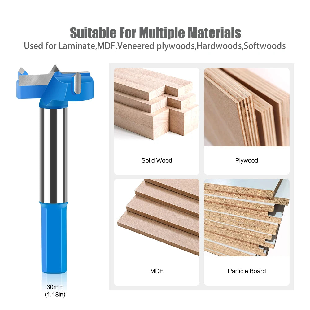 Hinge boring drill bit - view 3