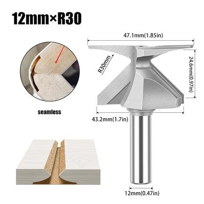 Router bit seam vs seamless construction detail