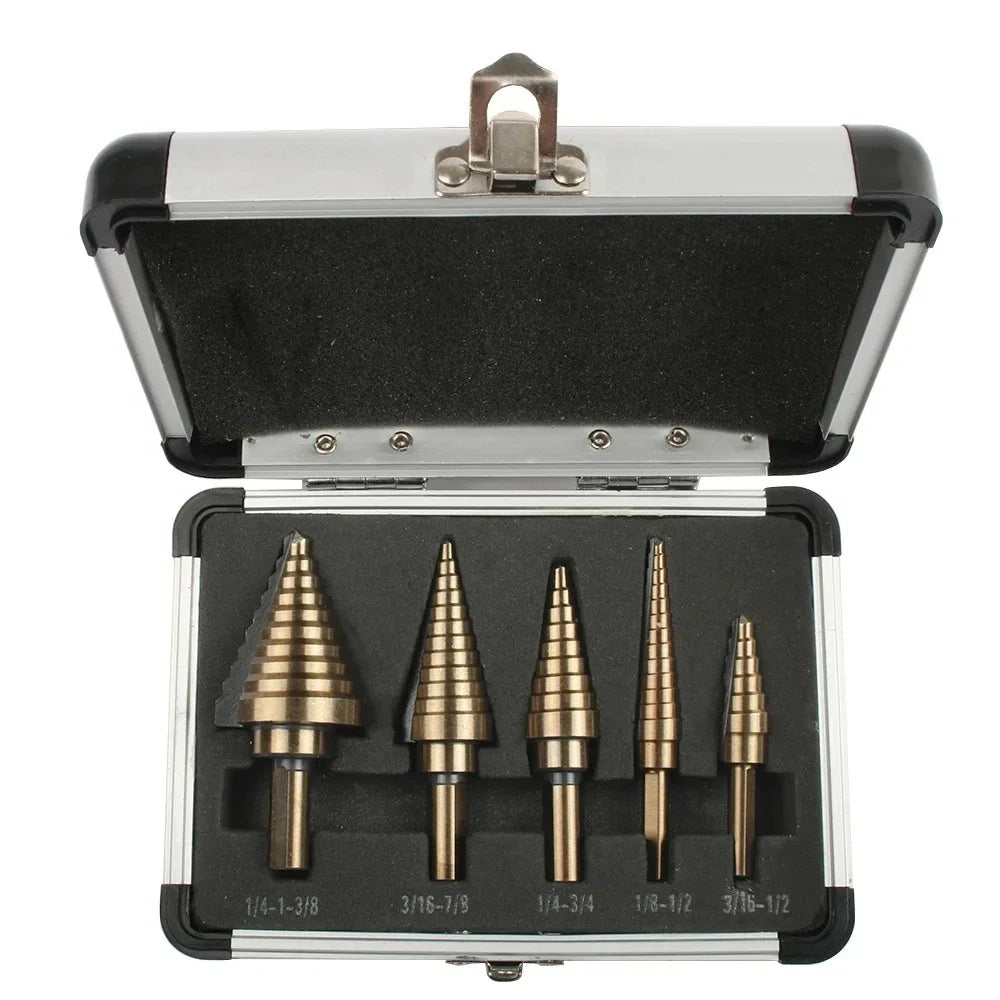 Kit Brocas Escalonadas – Aço Rápido HSS 4241