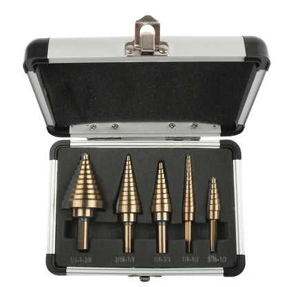Kit Brocas Escalonadas – Aço Rápido HSS 4241