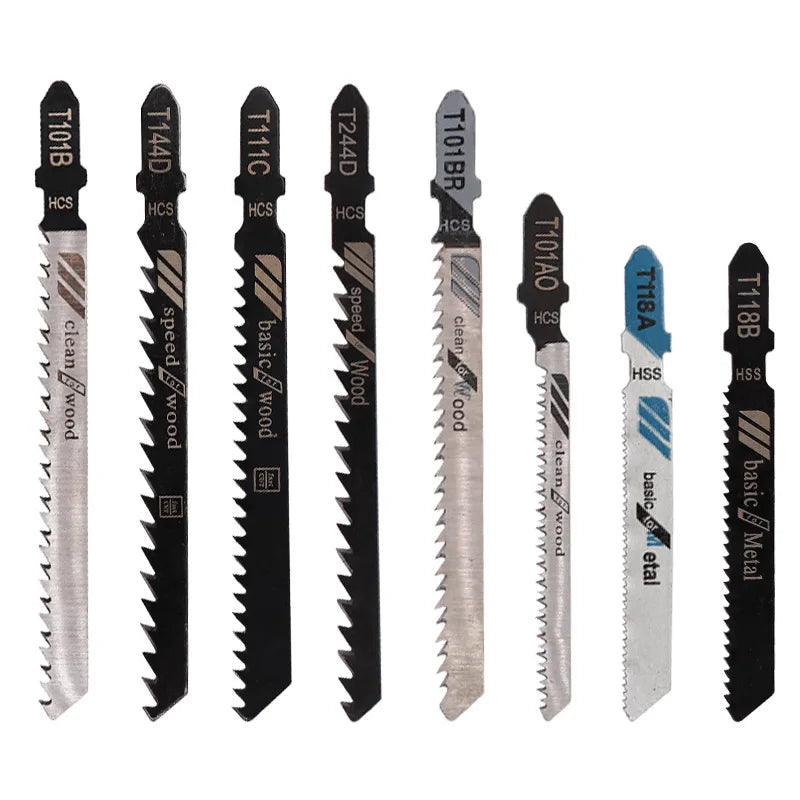 Jigsaw Blade Set - 80 Pieces, HCS/HSS, T-Shank