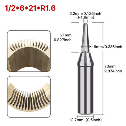 HUHAO TCT Grooving Cutter – Wood Bending Milling Cutter