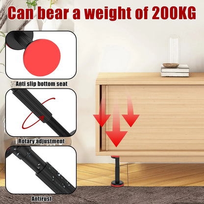 Nylon cabinet support pole - view 2