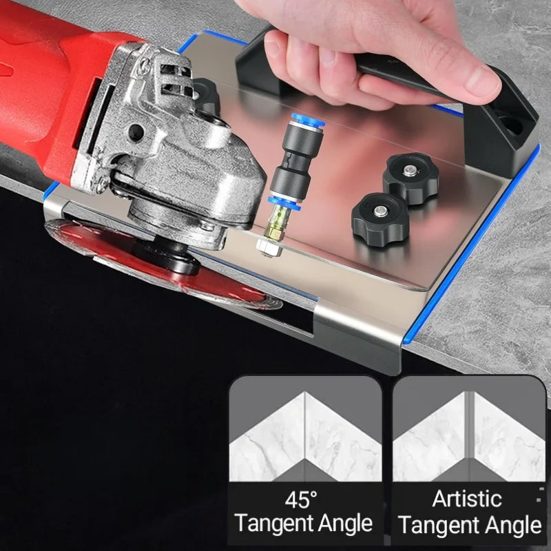 45-degree tile chamfer angle grinder stand, stainless steel