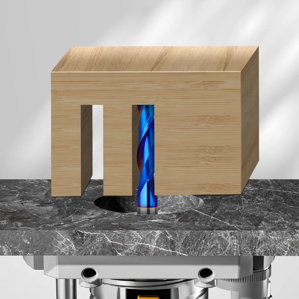 1/4in shank up-cut and down-cut carbide router bit - image 4 of 15