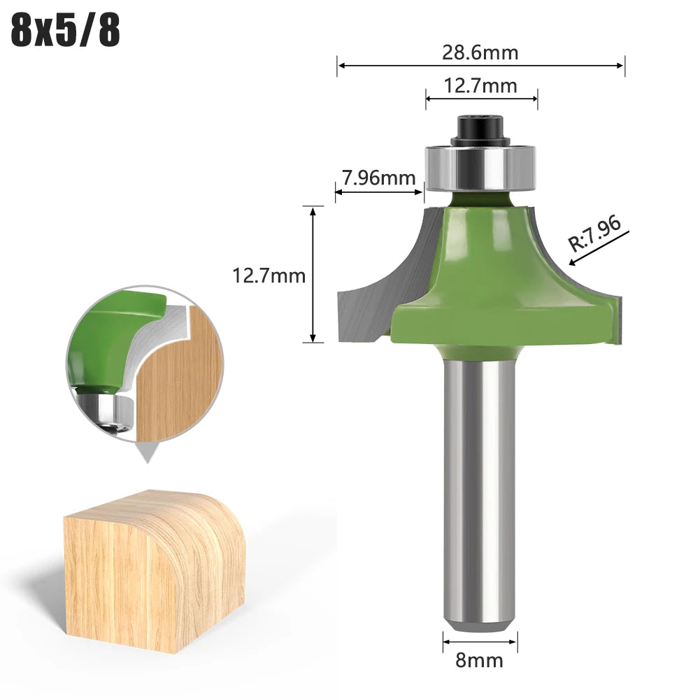 8mm shank straight router bit - image 14 of 15