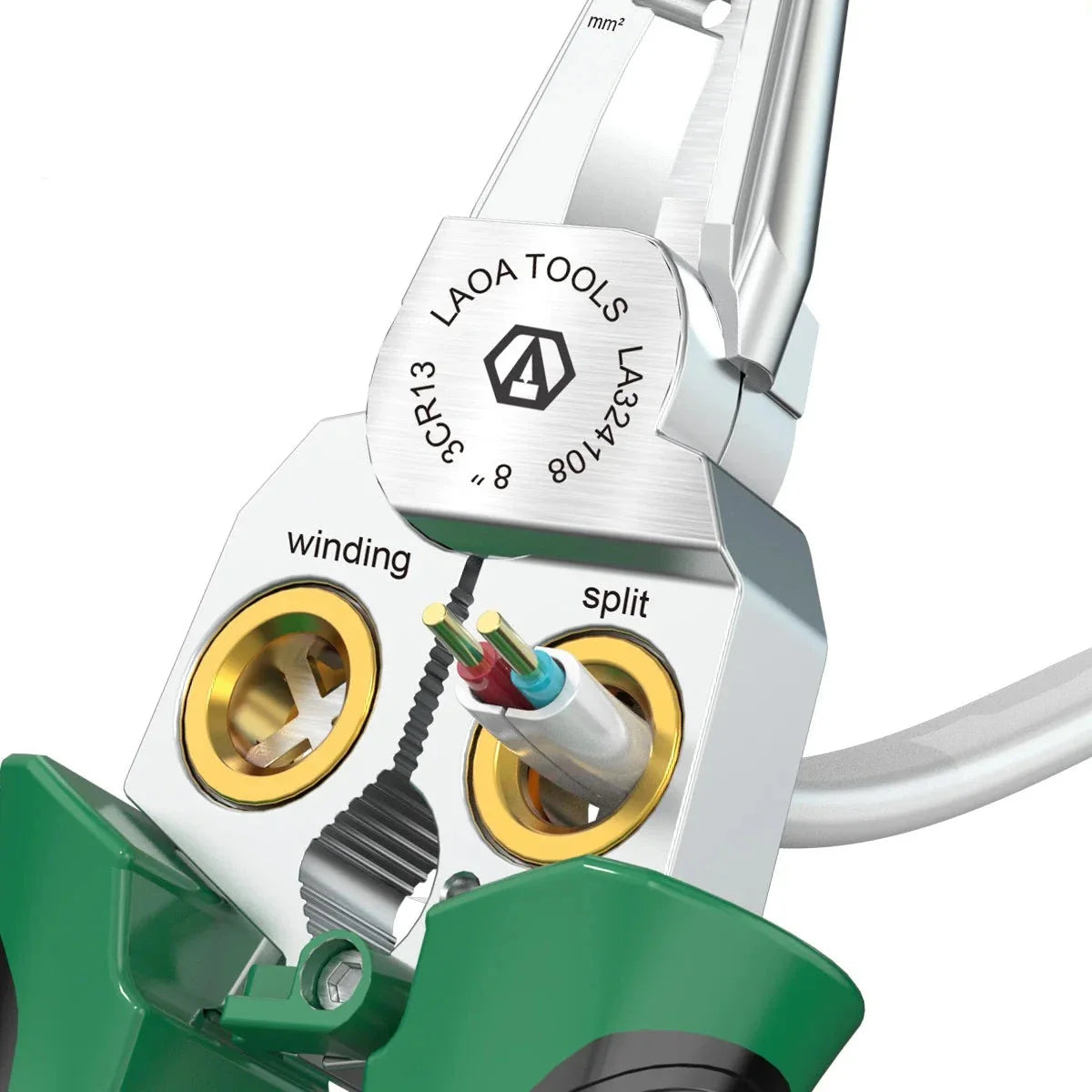 8-in-1 Electrician's Pliers with Wire Stripper & Crimper