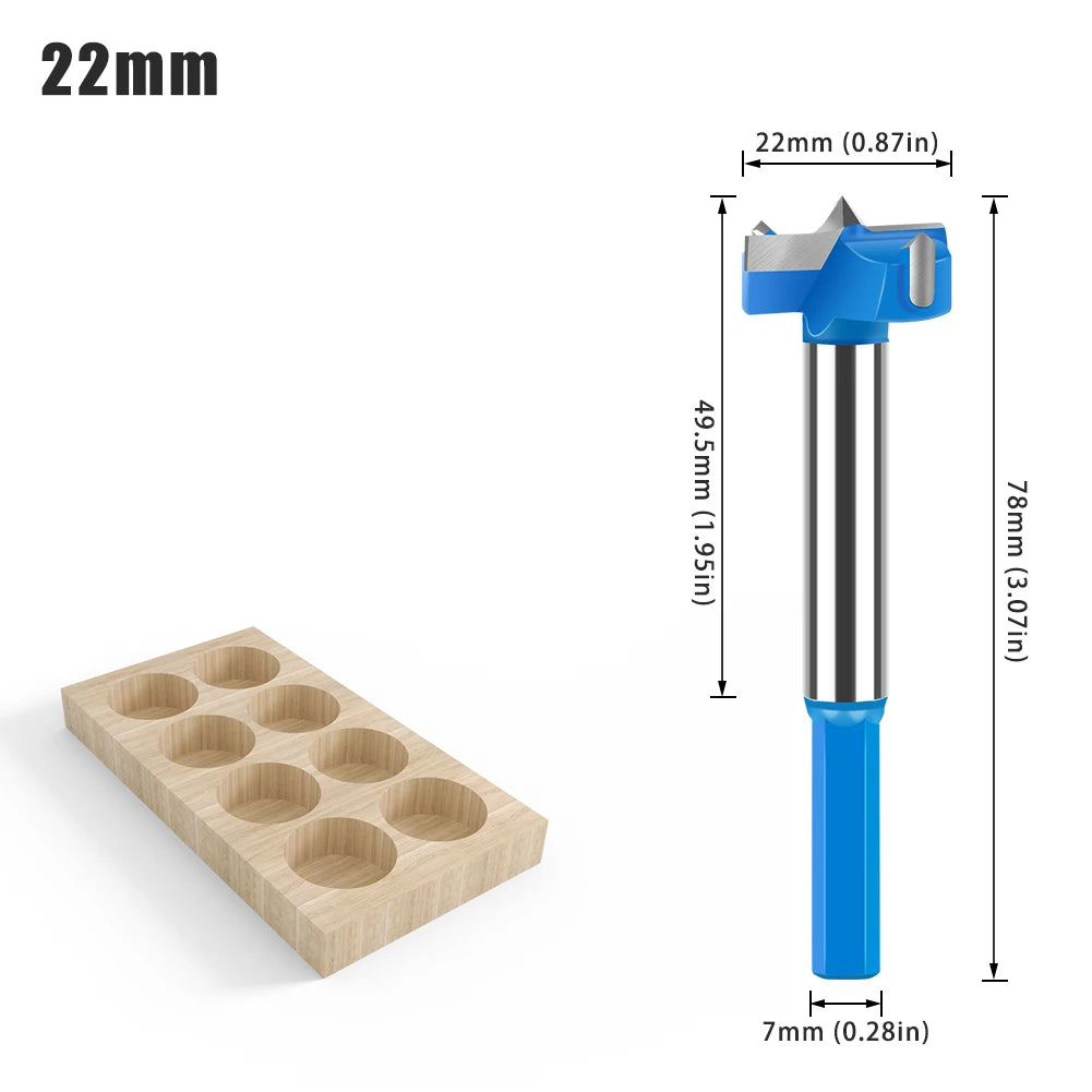 Hinge boring drill bit - view 15