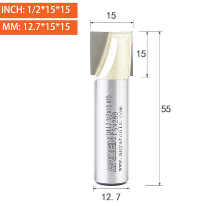 Flat Bottom Cleaning Router Bit - Carbide Slotting End Mill