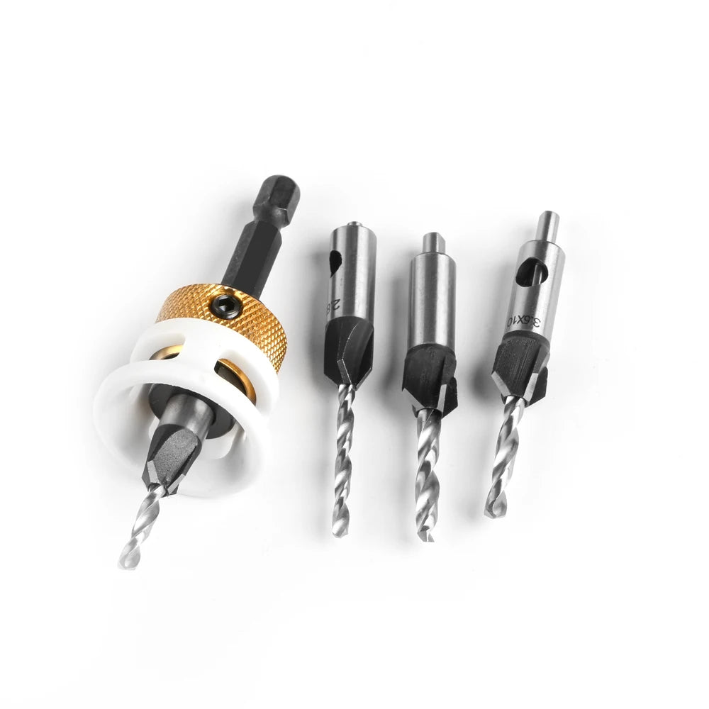 Adjustable depth four-edge countersink drill bit - view 6