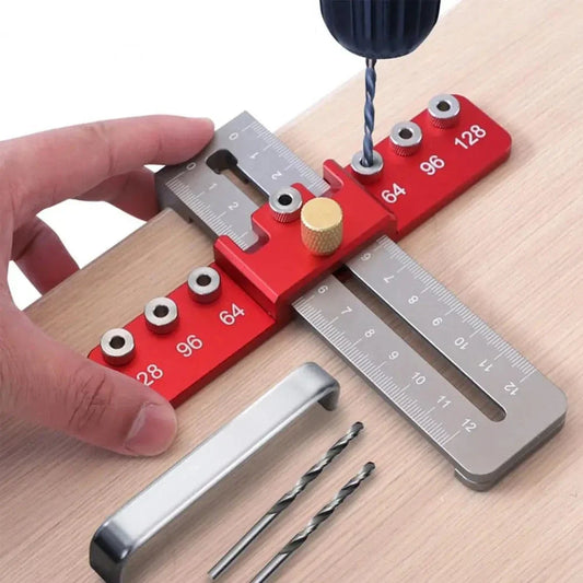 Cabinet Handle Drilling Jig - Aluminum