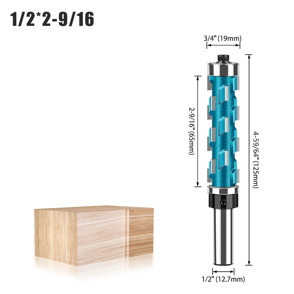 Spiral flush trim router bit with double bearing - image 14 of 14
