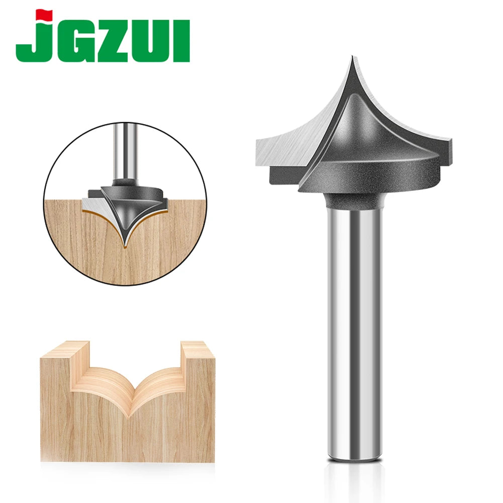 Straight flat bottom router bit with 6mm, 1/4in, 12mm and 1/2in shank - image 1 of 25