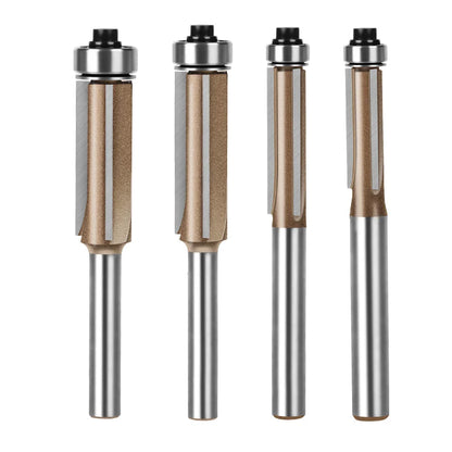 Straight Router Bit with Bearing - Tungsten Carbide