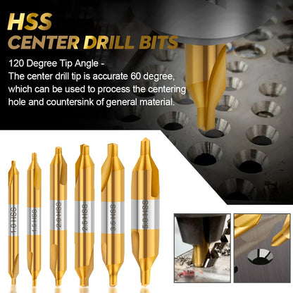 HSS 60 degree center drill bit - view 2