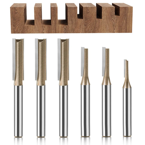 6mm shank straight router bit - image 1 of 29