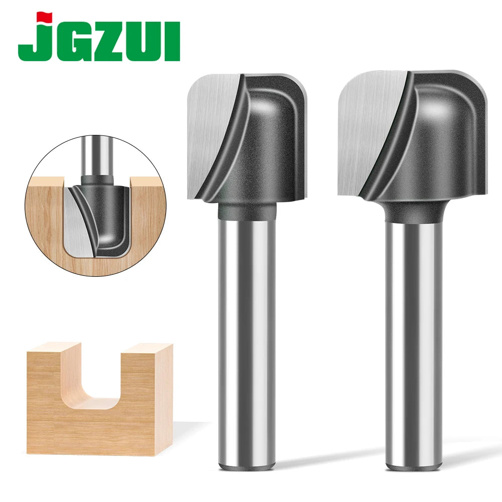 Round bottom double arc router bit with 6mm, 1/4in and 12mm shank - image 1 of 25