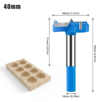 Hex Shank Hinge Boring Drill Bit - 16-50mm Core Drill Bit