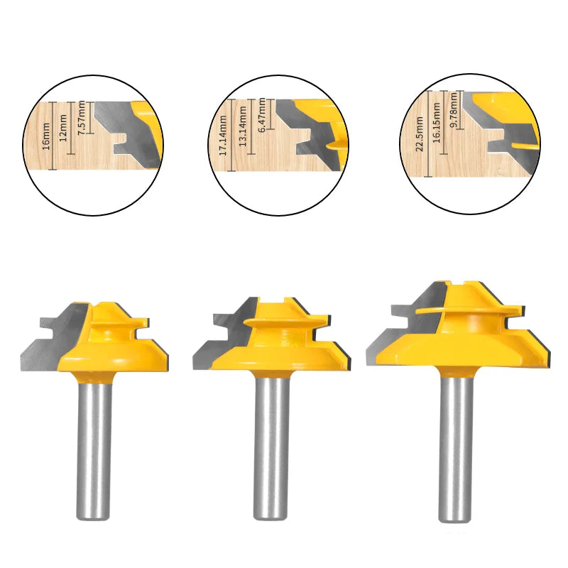 45-Degree Miter Router Bit - Precision Joinery
