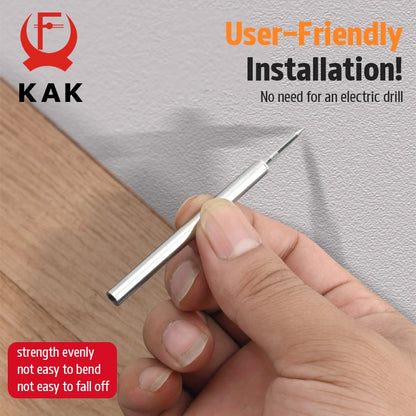 KAK Double-Headed Skirting Nails – 50-Piece Seamless Kit With Sleeve