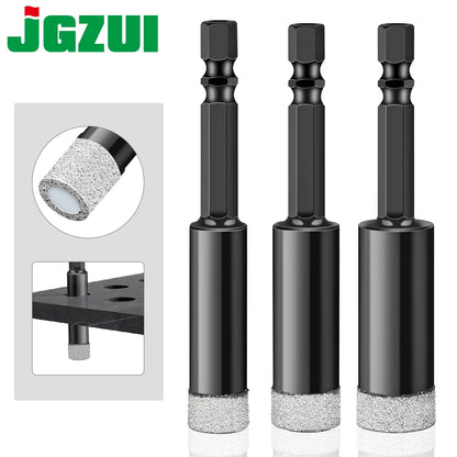 Hex shank diamond core drill bit set, dry vacuum brazed, 6-16mm, for masonry drilling