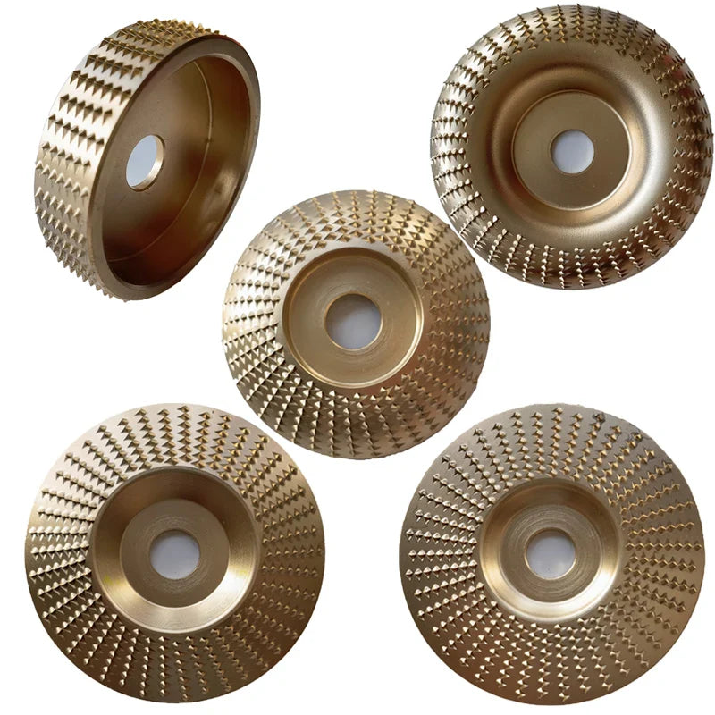 Wood Shaping Disc for Angle Grinder - Carbide Coated