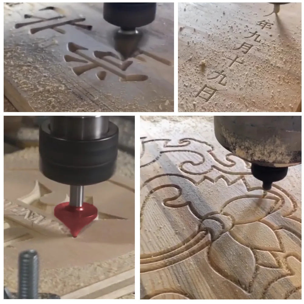 8mm shank V-groove router bit - image 3 of 16