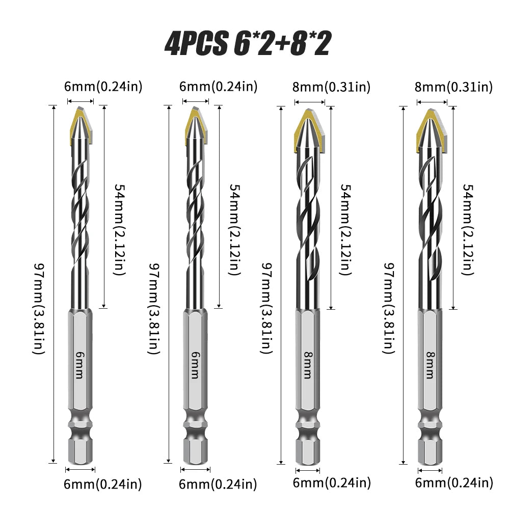 Eccentric drill bit set - view 9