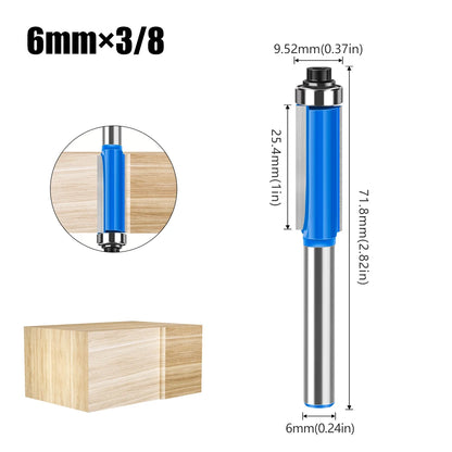 Flush trim router bit with bearing - image 12 of 16