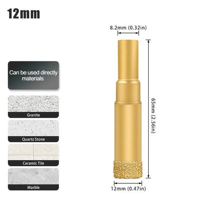 Diamond hole saw drill bit for tile, glass and marble - image 18 of 42
