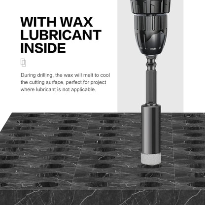 Hex Shank Diamond Core Drill Bit Set - Dry Vacuum Brazed, 6-16mm