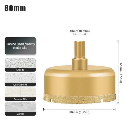 Diamond hole saw drill bit for tile, glass and marble - image 17 of 42