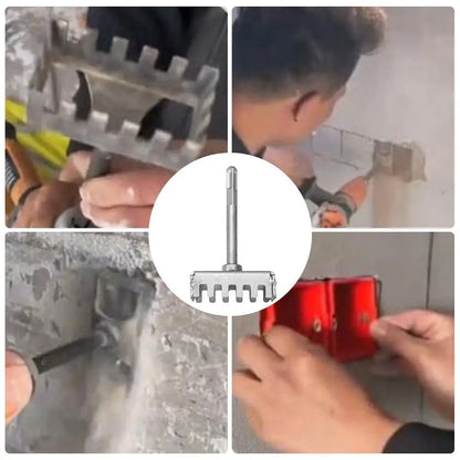 Square Hole Punch Cutter for Electrical Outlet Boxes (4x2 Standard)