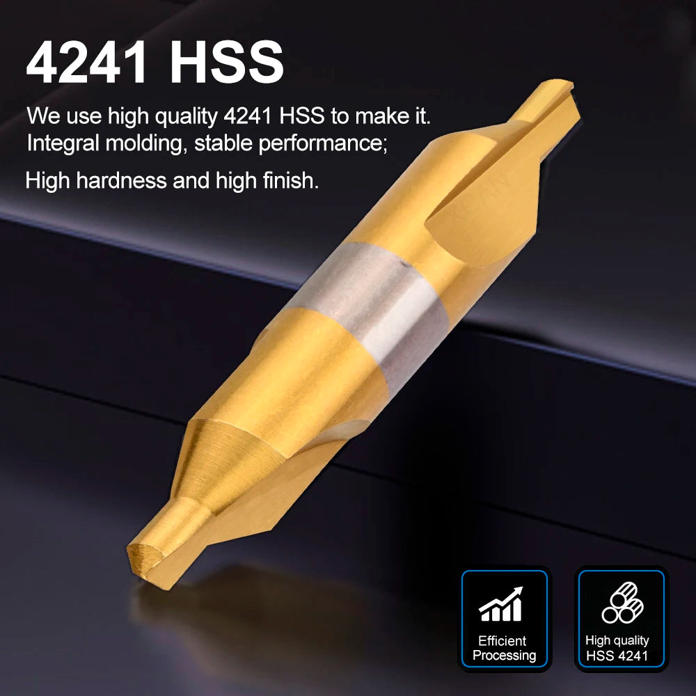 HSS 60 degree center drill bit - view 3