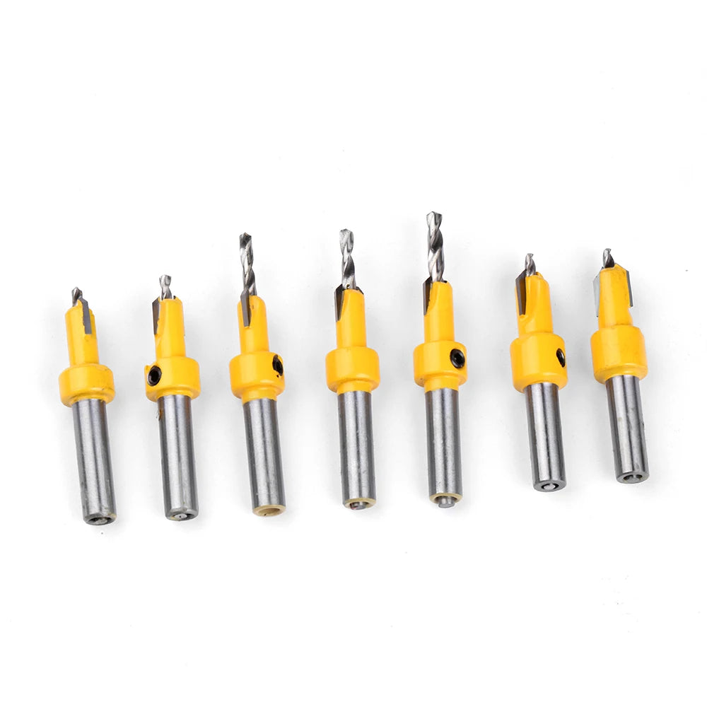 Woodworking Countersink Drill Bit – 8mm/12mm Alloy Step Drill