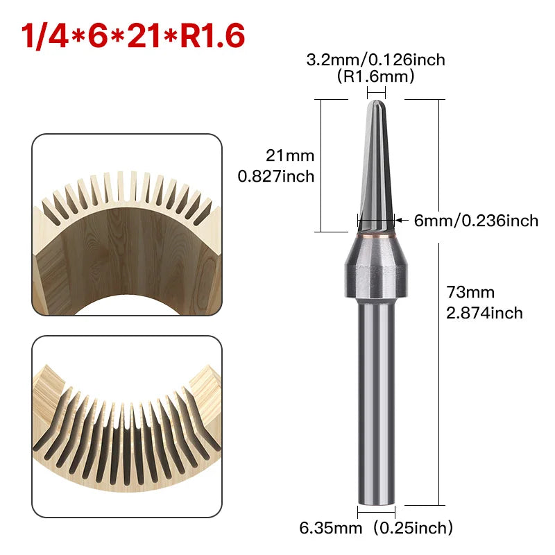 HUHAO TCT Grooving Cutter – Wood Bending Milling Cutter