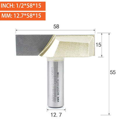 Flat bottom cleaning bit engraving flat surface