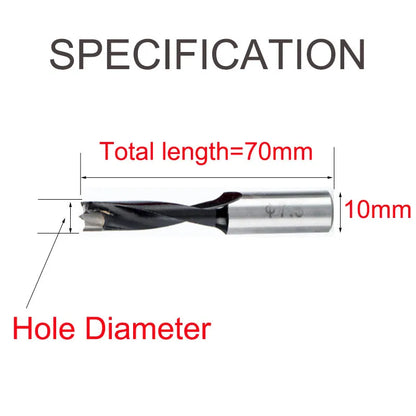 Gang drill bit for wood, 10mm shank, 70mm long - view 3