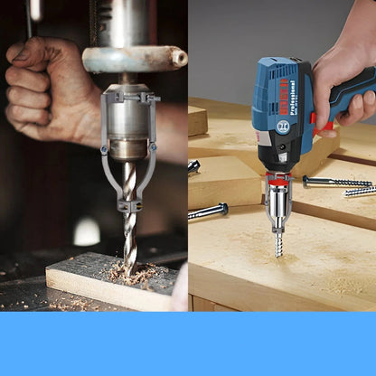 Square Hole Drill Bit Adapter - 38-55mm, Bench and Hand Drill