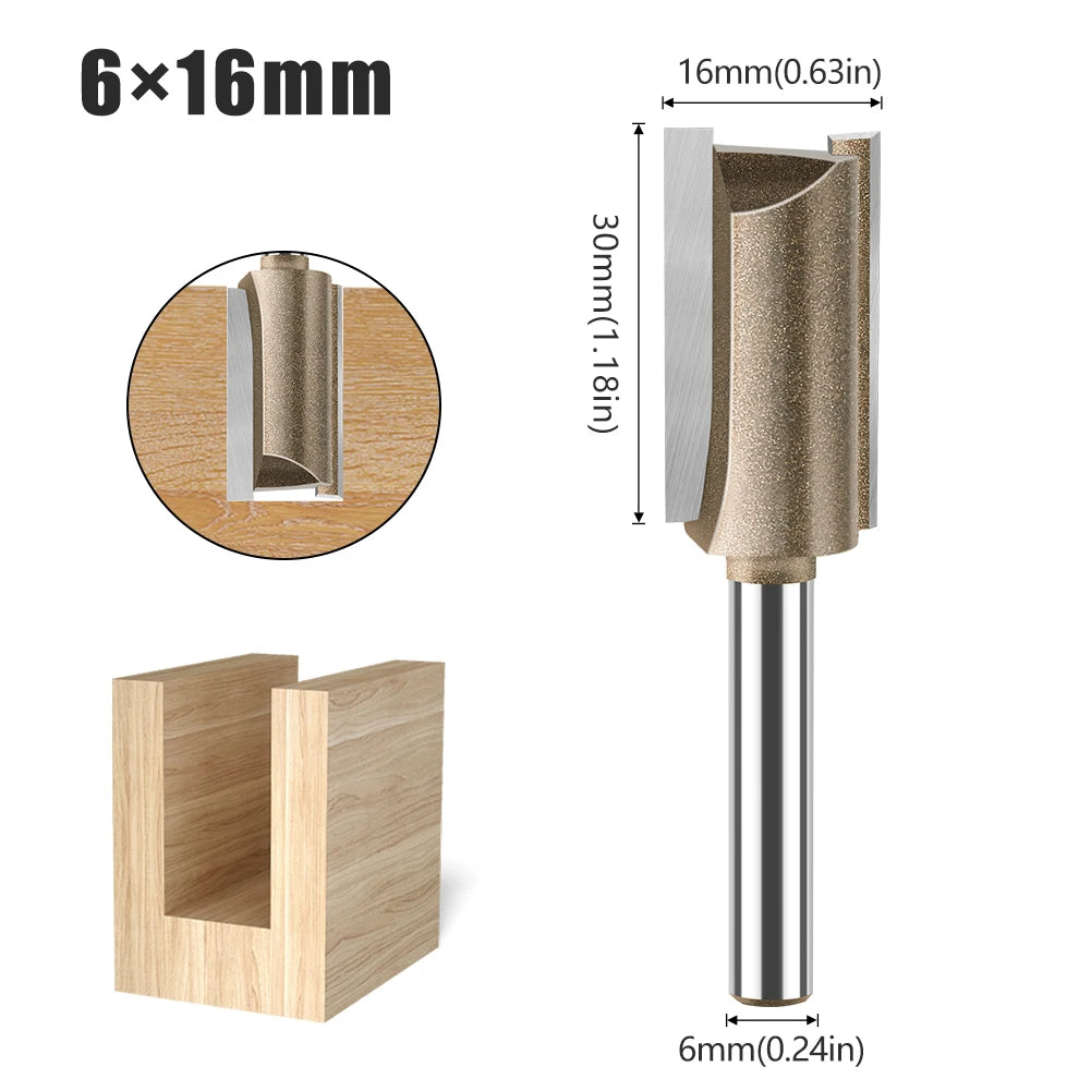6mm shank straight router bit - image 27 of 29