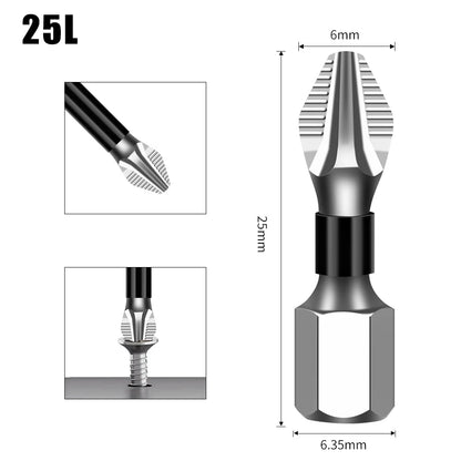 Non-slip magnetic cross head screwdriver bit - view 10