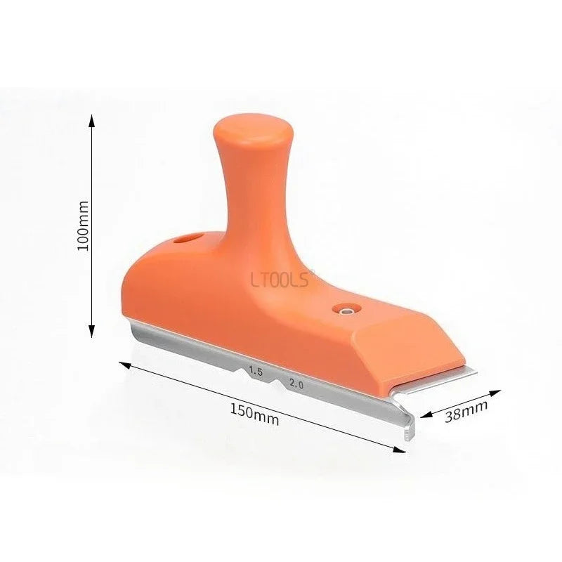 Woodworking Edge Trimmer Scraper – Straight & Arc Deburring Tool