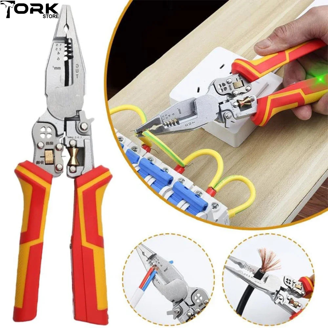 9-in-1 Wire Stripper with Voltage Tester