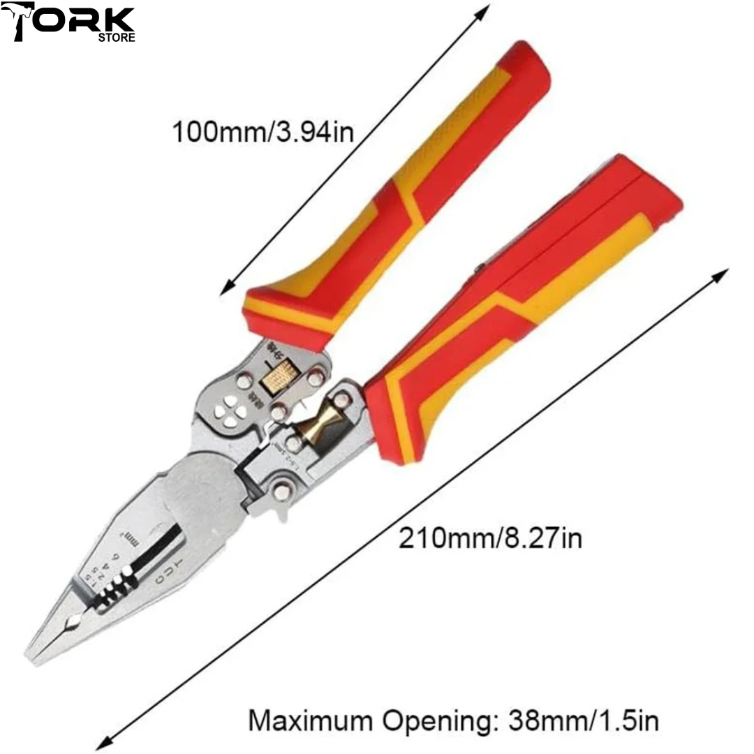 9-in-1 Wire Stripper with Voltage Tester