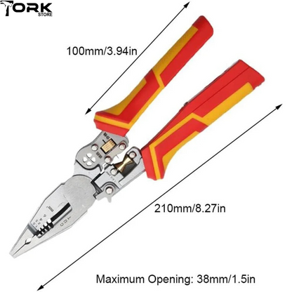 9-in-1 Wire Stripper with Voltage Tester