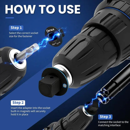 Low-Profile Impact Socket Adapter Set - 4 Piece